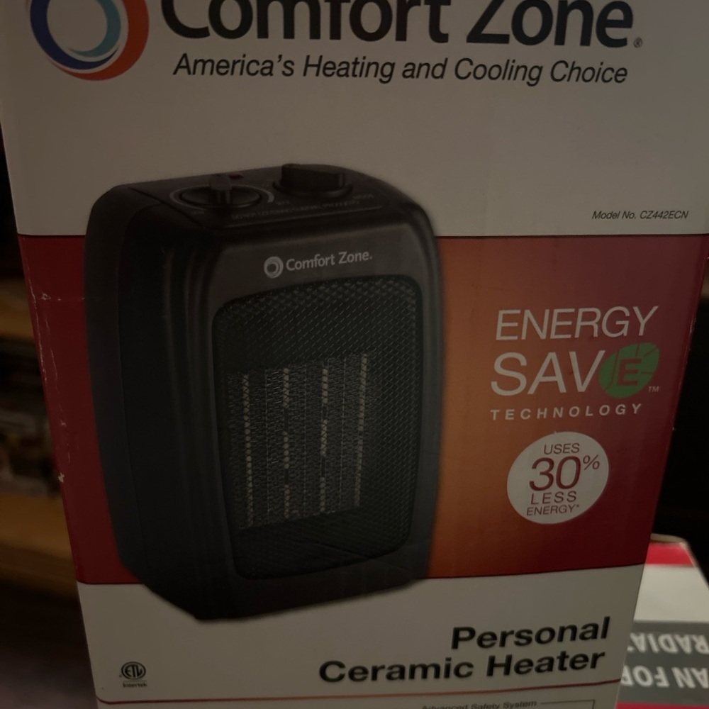 Comfort Zone - Personal Ceramic Heater